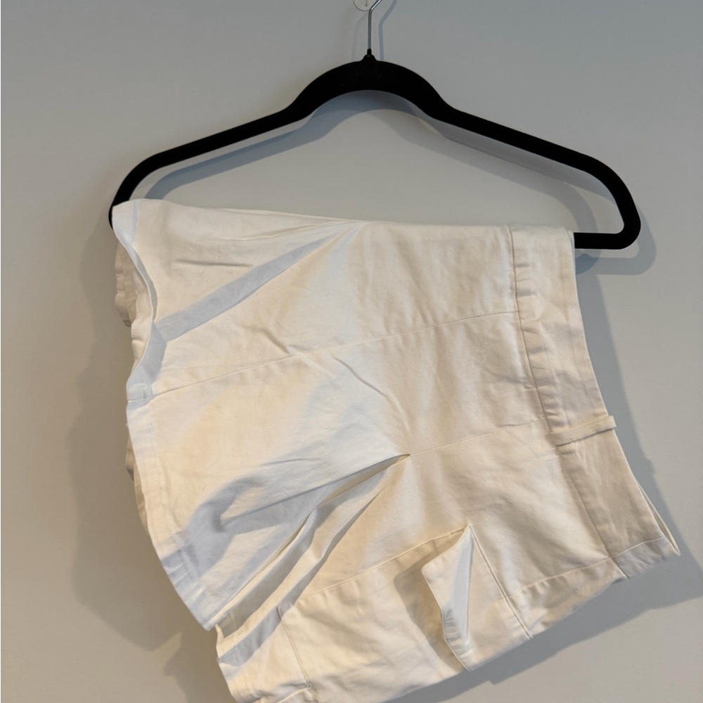 Women's White Casual Skort